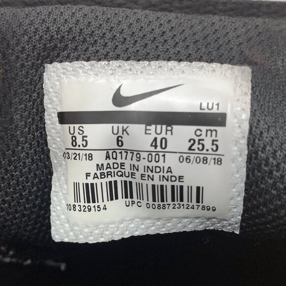 NIKE Women’s Ebernon Low Black Sneaker AQ1779-100 Size 8.5 - Picture 10 of 10